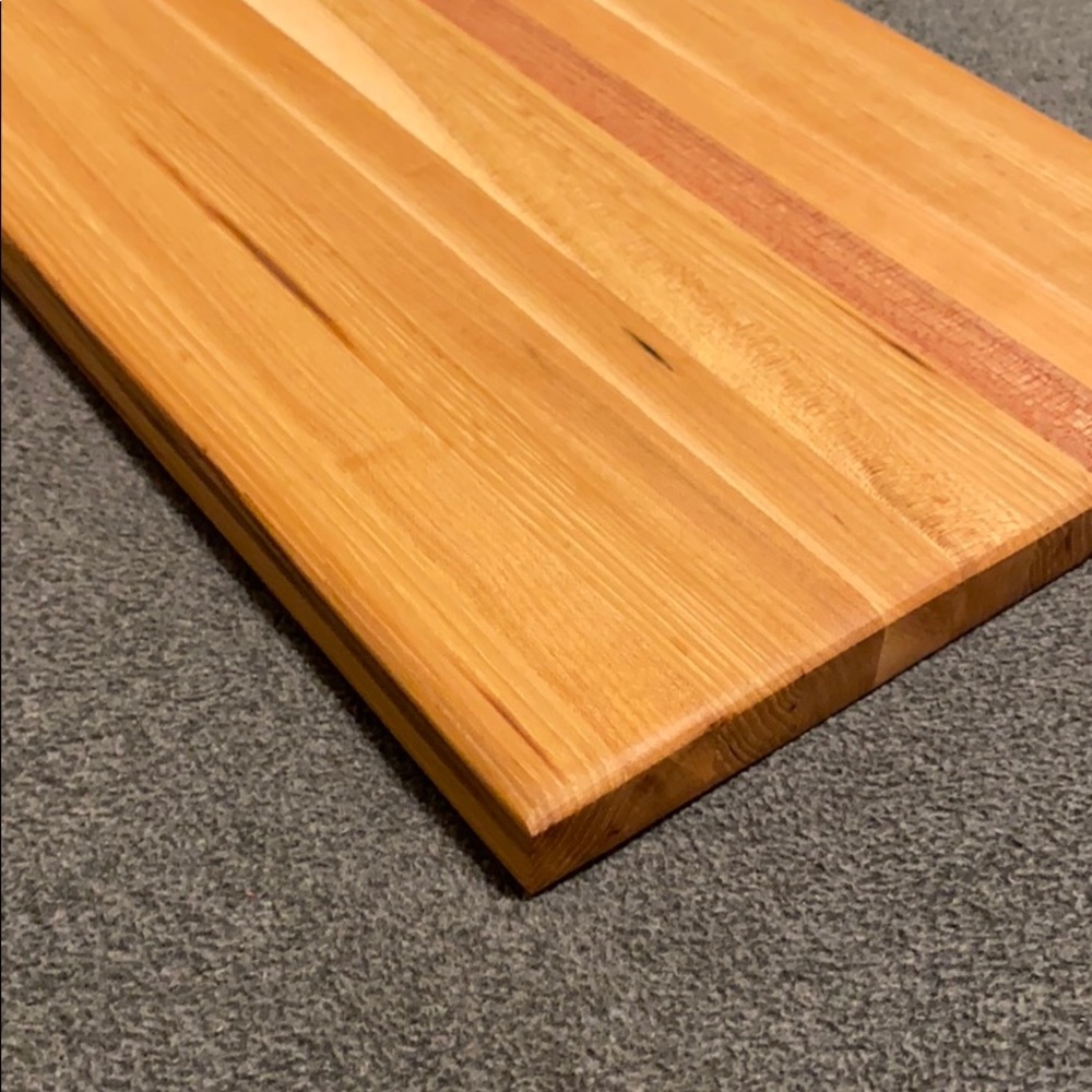 Exotic hardwood cutting board